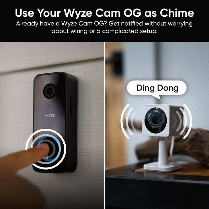 Wyze Video Doorbell v2: 2K Wired Smart Doorbell - Answers your door from anywhere with our clearest 1080p HD video and.