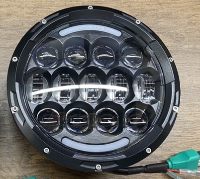Replacement Parts for 7" LED Headlights Compatible with Jeep Wrangler 07-18