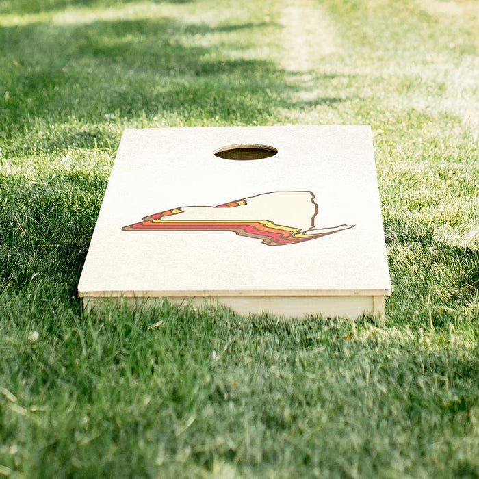 Retro New York Star Cornhole Boards, - American Cornhole Association