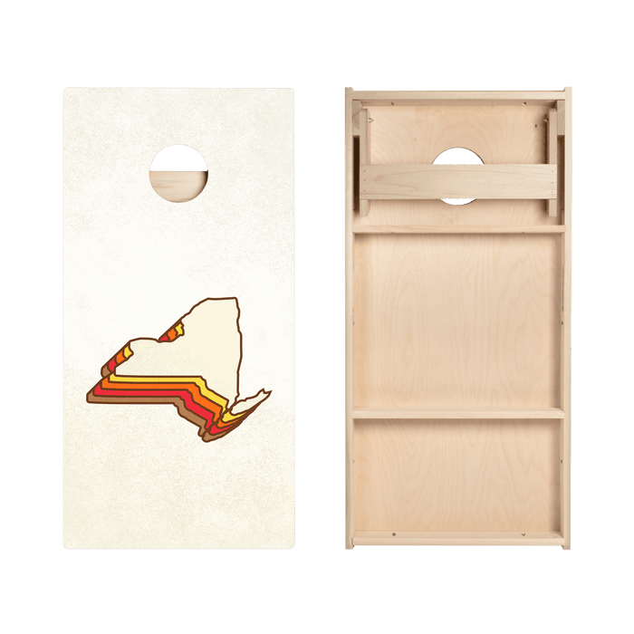 Retro New York Star Cornhole Boards, - American Cornhole Association