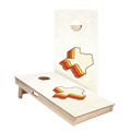 Retro Texas Star Cornhole Boards - ACA - 000364 | American Cornhole Association