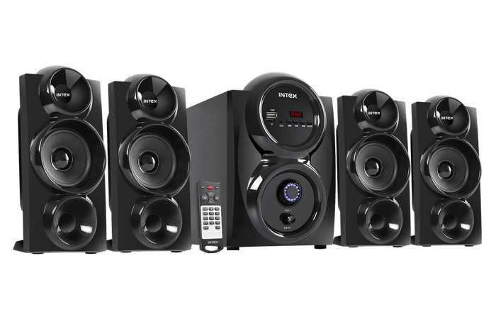 Intex Shine FMUB 4.1 CH 65W Bluetooth Multimedia Speakers - Intex Technologies