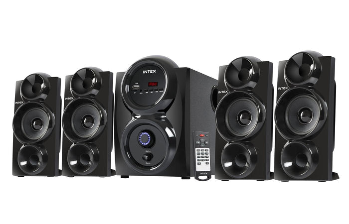 Intex Shine FMUB 4.1 CH 65W Bluetooth Multimedia Speakers - Intex Technologies