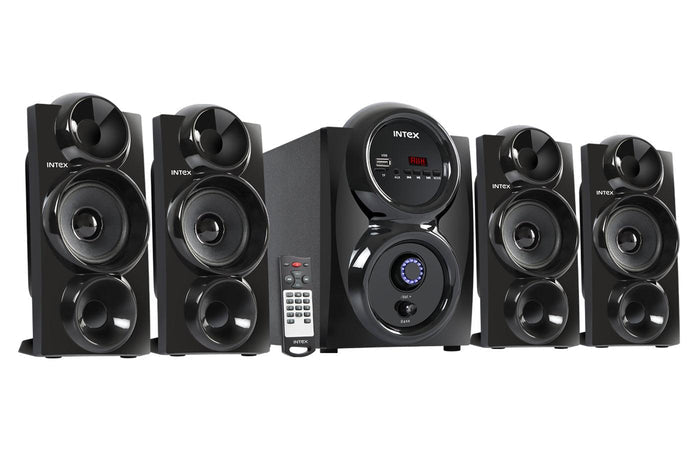 Intex Shine FMUB 4.1 CH 65W Bluetooth Multimedia Speakers - Intex Technologies