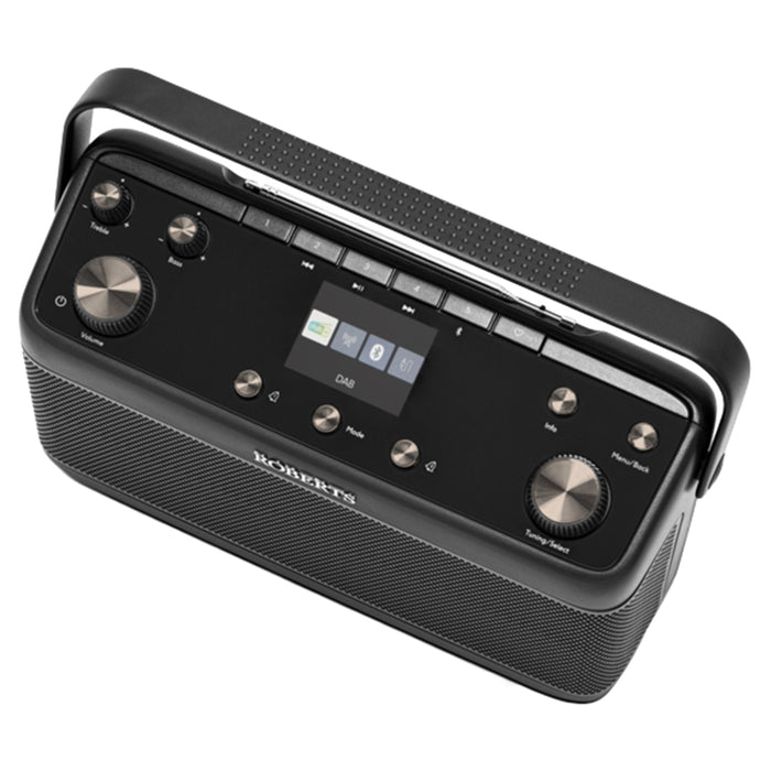 Roberts Blutune 7 DAB+/FM Stereo Portable Radio - Black | BLUTUNE7BK