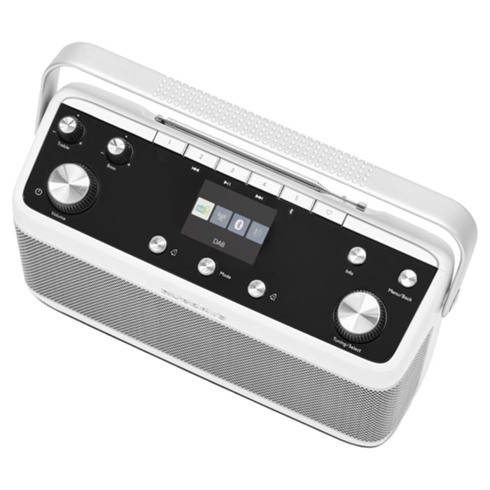 Roberts Blutune 7 DAB+/FM Stereo Portable Radio - White | BLUTUNE7WH