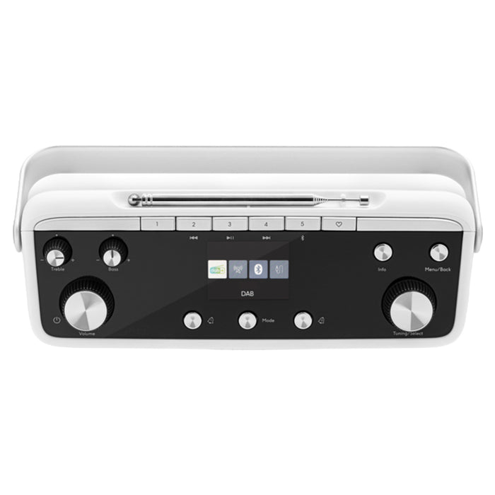 Roberts Blutune 7 DAB+/FM Stereo Portable Radio - White | BLUTUNE7WH