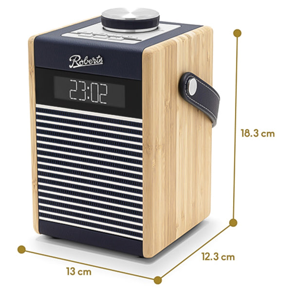 Roberts Rambler Midi DAB+/FM Portable Radio - Navy Blue | RAM-MIDINB from Roberts - DID Electrical