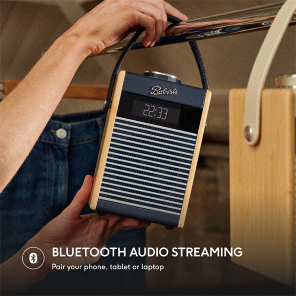 Roberts Rambler Midi DAB+/FM Portable Radio - Navy Blue | RAM-MIDINB from Roberts - DID Electrical