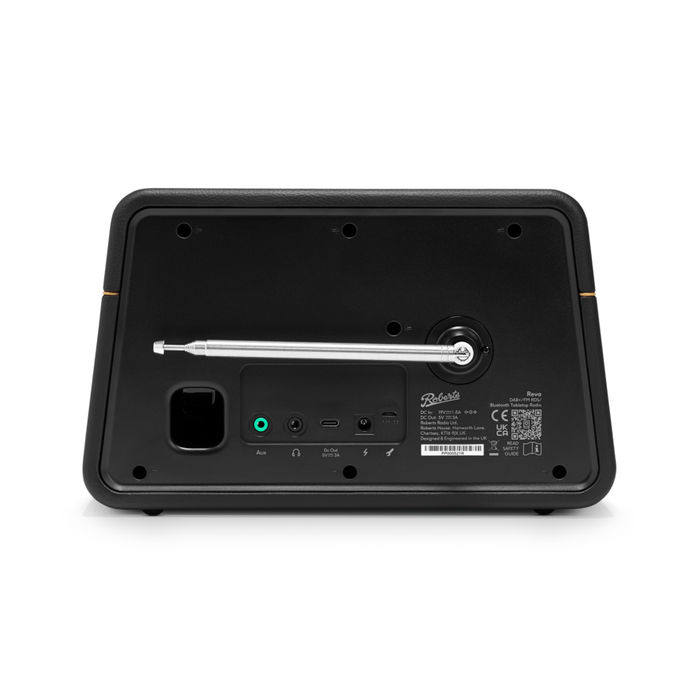 Roberts Reva DAB+/FM Bluetooth Radio - Black | 500006235 from Roberts - DID Electrical