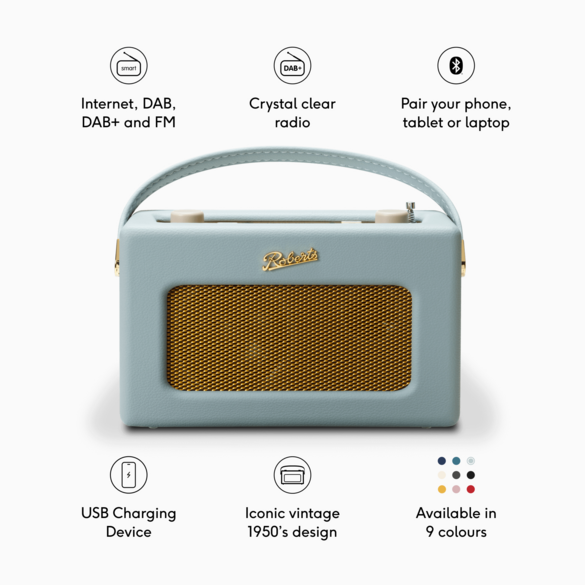Roberts Revival iStream 3L Smart Radio - Duck Egg | REV-ISTREAMLDE from Roberts - DID Electrical