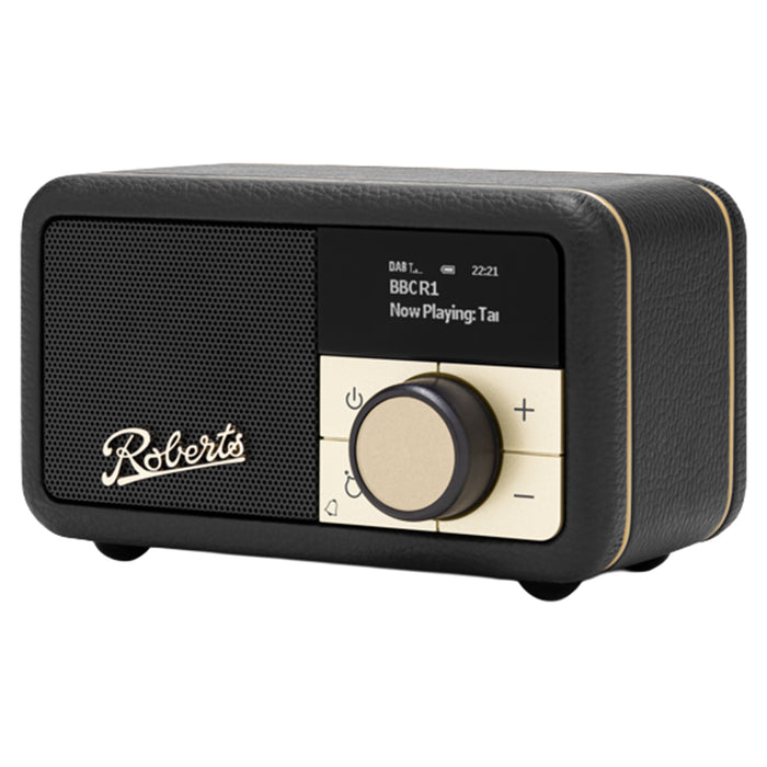 Roberts Revival Petite 2 DAB+/FM Portable Radio - Black | REV-PETITE2BK from Roberts - DID Electrical
