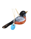 Robin with Egg Ornament