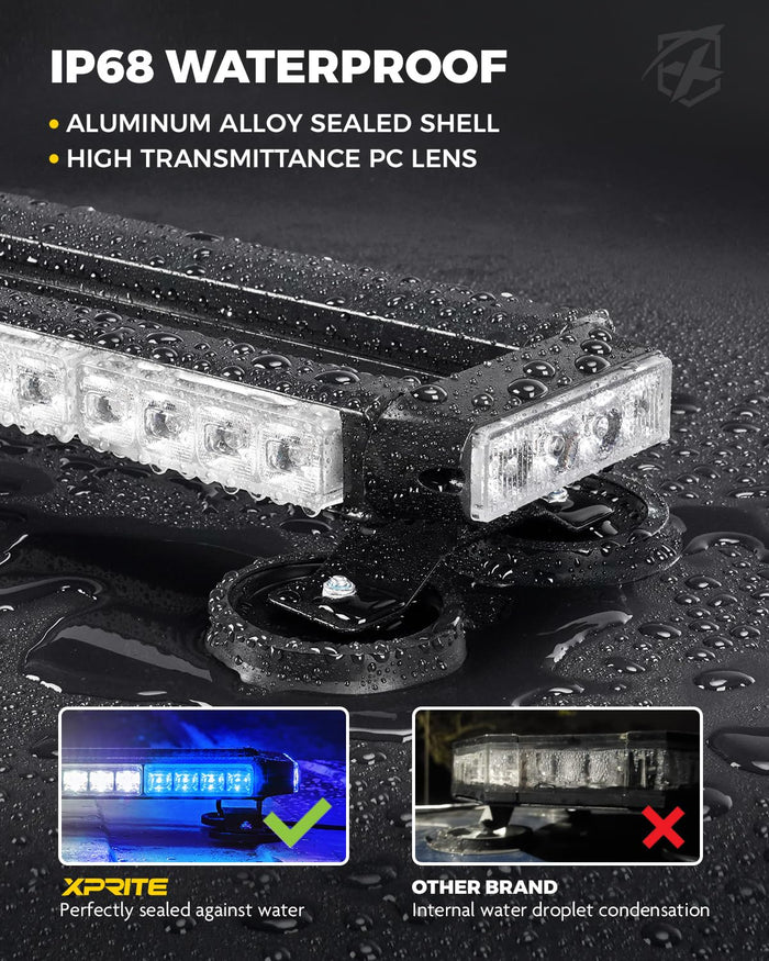 Rooftop Emergency Strobe Light Bar for POV Vehicles Trucks