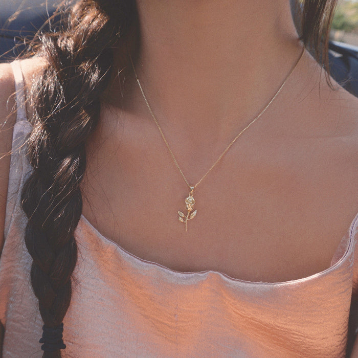 Rose Necklace Myron Necklace MelodyNecklace