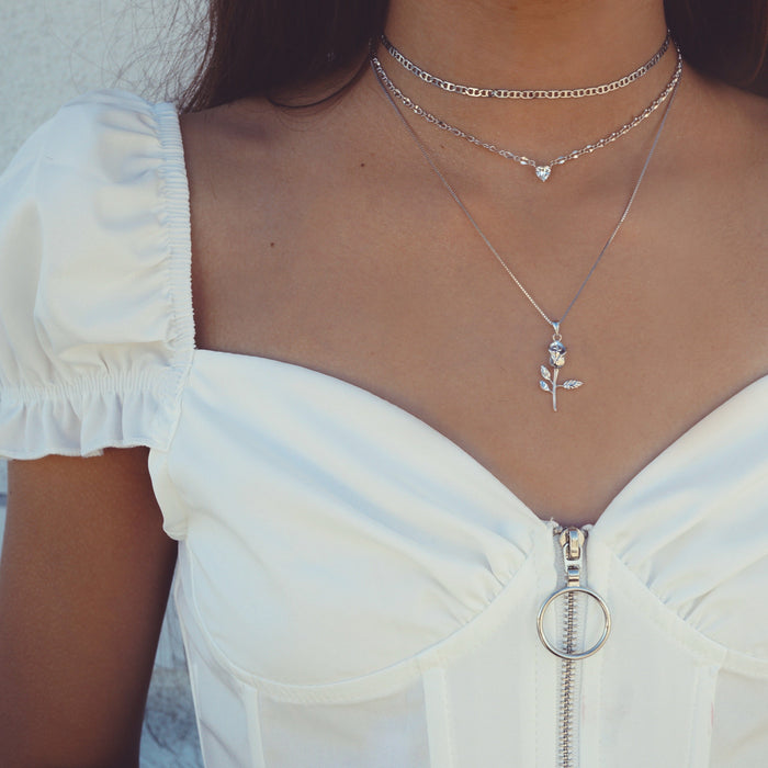 Rose Necklace Myron Necklace MelodyNecklace