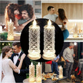 Rose Shadow LED Flameless Candle Lights