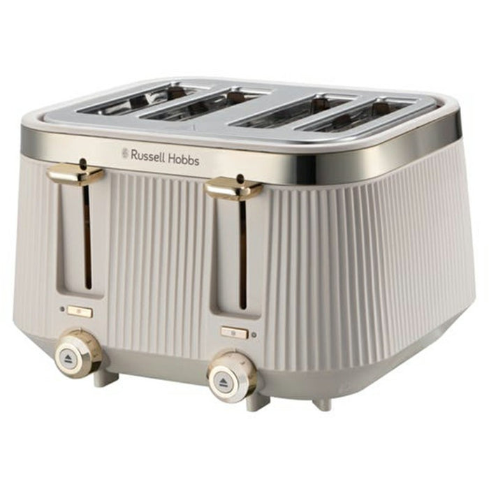Russell Hobbs Brontë 1960W 4 Slice Toaster - Stone | 26771 from Russell Hobbs - DID Electrical
