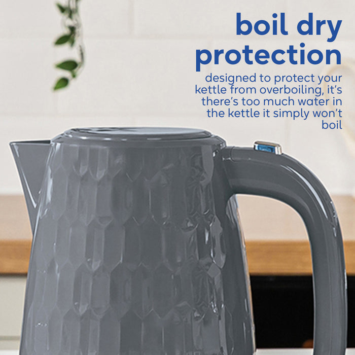 Russell Hobbs Honeycomb 1.7L Kettle - Grey | 26053