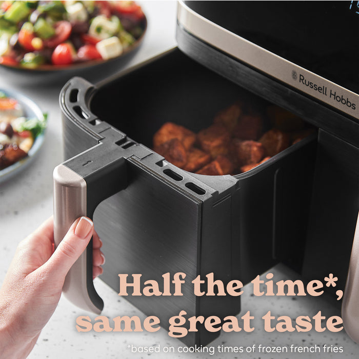 Russell Hobbs Satisfry 9L Dual Basket Air Fryer - Black | 27680
