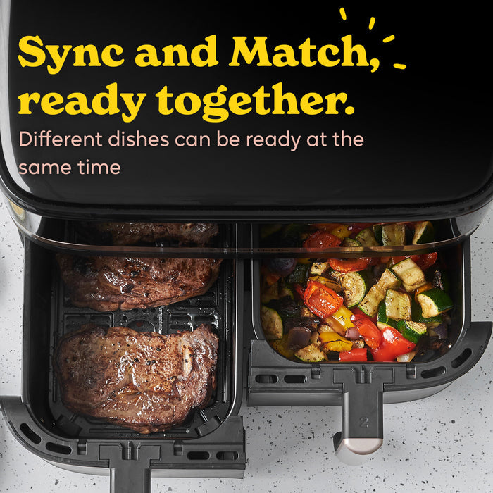 Russell Hobbs Satisfry 9L Dual Basket Air Fryer - Black | 27680