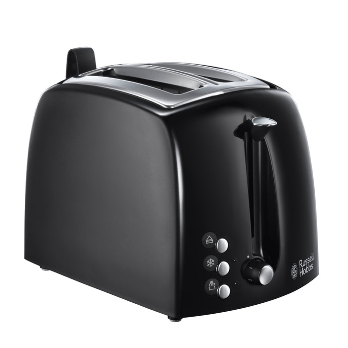 Russell Hobbs Textures Plus 2 Slice Toaster - Black | 22601