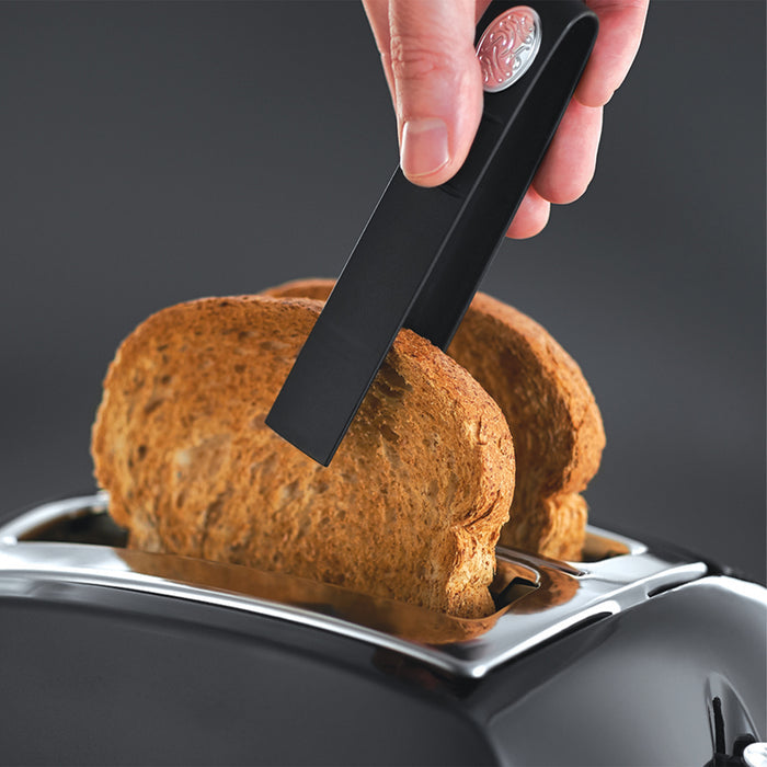 Russell Hobbs Textures Plus 2 Slice Toaster - Black | 22601