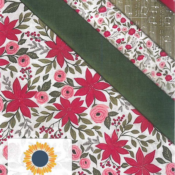 Sassy Half Pack Fabric Kit - Berry & Pine 4