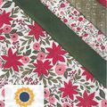 Sassy Half Pack Fabric Kit - Berry & Pine 4