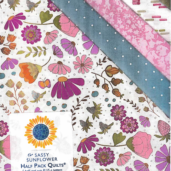 Sassy Half-Pack Fabric Kit - Flourish Cream Andover