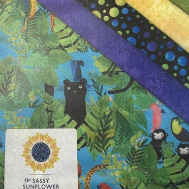 Sassy Half-Pack Fabric Kit - Jungle Friends