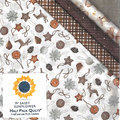 Sassy Half Pack Fabric Kit - Snowbound Brown