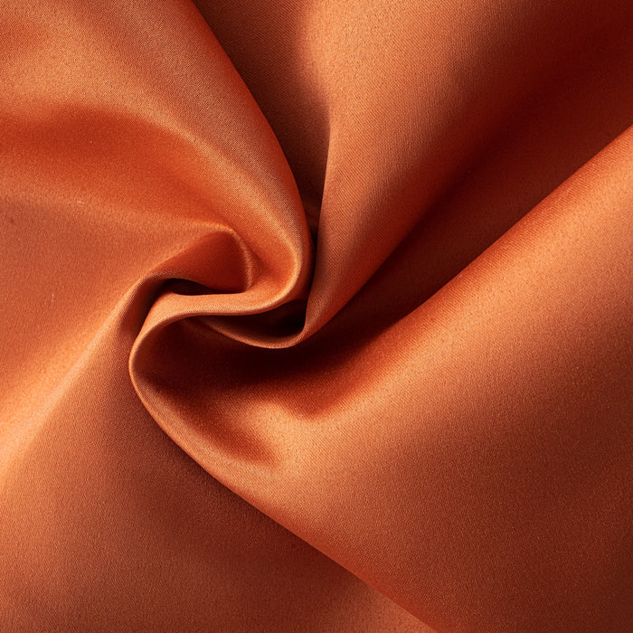 Satin Rectangular 60"x120" Tablecloth - Terracotta - CV Linens