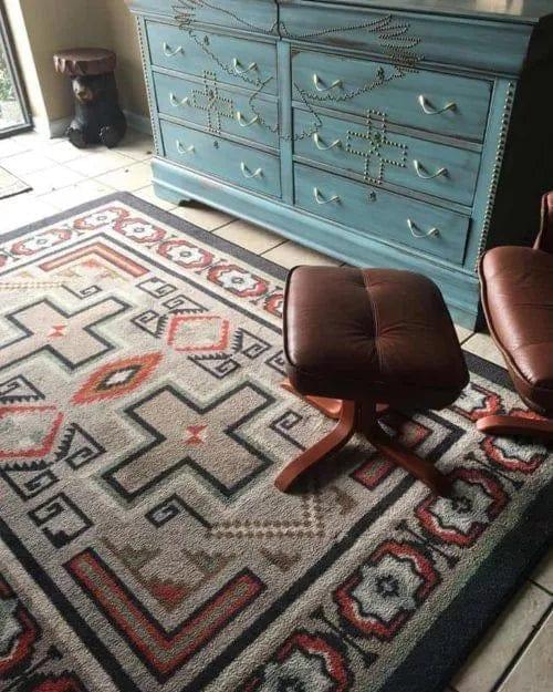 Sawtooth Western Area Rug made in the USA - Your Western Decor