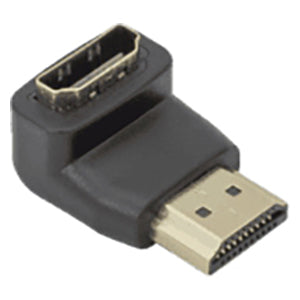 Sbox HDMI Female To HDMI Male 90° Adapter - Black | AD.HDMI-F/M-90/R from Sbox - DID Electrical