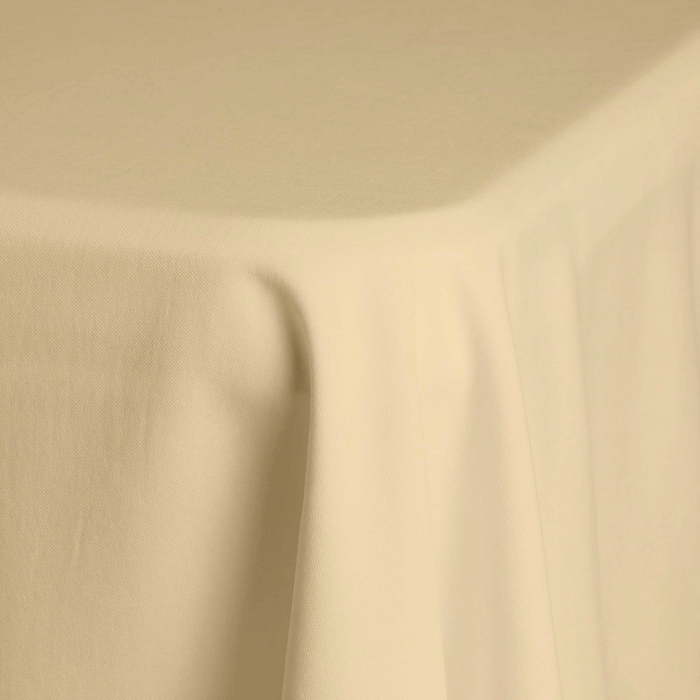 Scuba 90"x132" Rectangular Oblong Tablecloth - Champagne