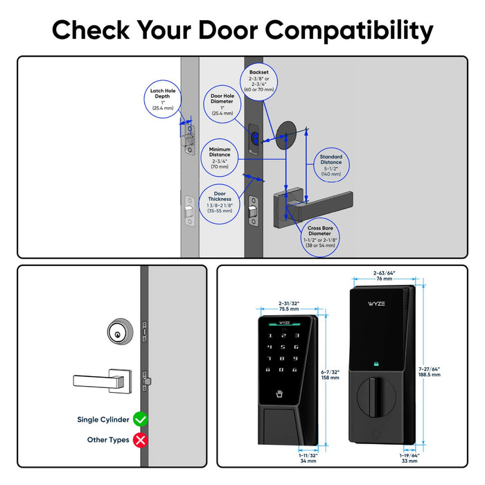 Wyze Palm Lock offers secure, contactless entry with advanced palm vein recognition technology for fast, key-free access.
