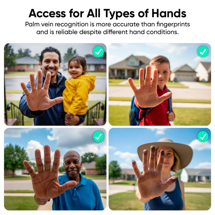 Wyze Palm Lock offers secure, contactless entry with advanced palm vein recognition technology for fast, key-free access.