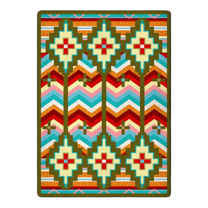 Shake your shawl area rugs bright - Made in the USA - Your Western Decor