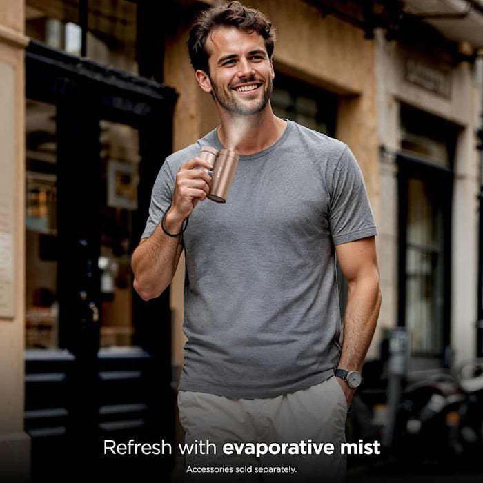 Shark ChillPill 3-in-1 Mist & InstaChill System Fan – Iced Latte | FA022UKBR