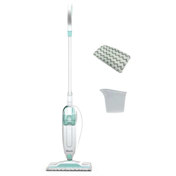 Shark Classic Steam Mop - White & Mint Green | S1000UK from Shark - DID Electrical