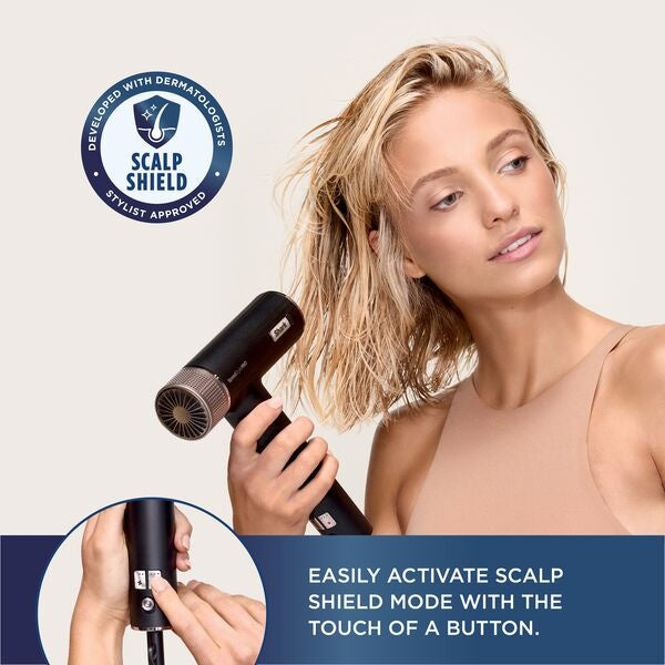 Shark SpeedStyle Pro 3-in-1 High-Velocity Hair Dryer for Straight & Wavy Hair - Black | HD731UK