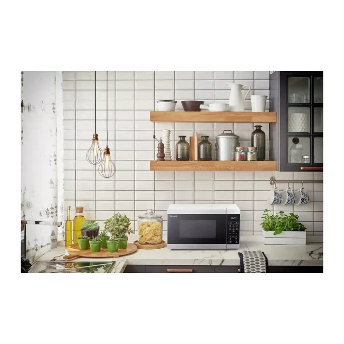 Sharp 20L Freestanding Microwave - Silver | YC-MS02U-S from Sharp - DID Electrical