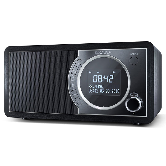 Sharp DAB+/FM Bluetooth Digital Radio - Black | SDR-450B from Sharp - DID Electrical
