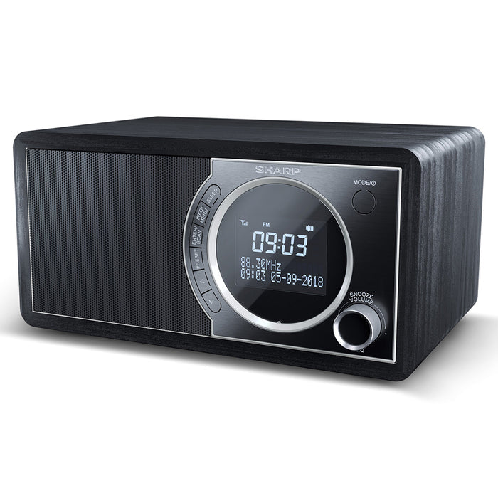 Sharp DAB+/FM Bluetooth Digital Radio - Black | SDR-450B from Sharp - DID Electrical