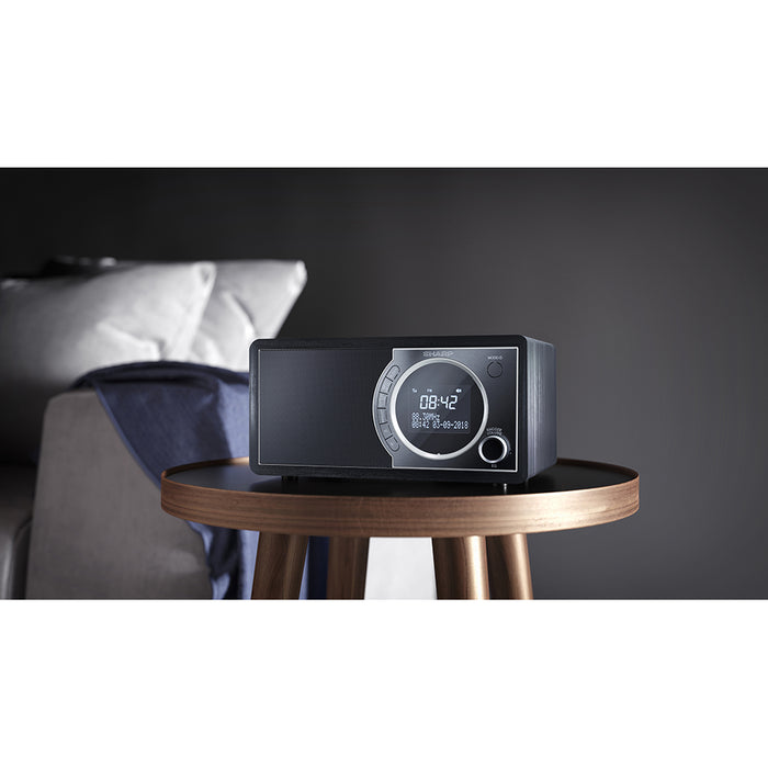 Sharp DAB+/FM Bluetooth Digital Radio - Black | SDR-450B from Sharp - DID Electrical