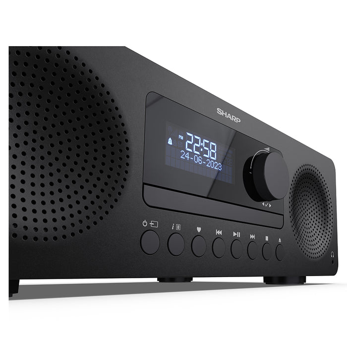 Sharp TOKYO DAB+/FM All-in-One Hi-Fi System - Black | SXL-B720 from Sharp - DID Electrical