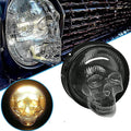 Skull Headlight Covers for Cars Halloween Decor Durable Protection