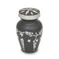 Small/Keepsake 4 Cubic Ins Diamond Pewter Brass Funeral Cremation Urn for Ashes