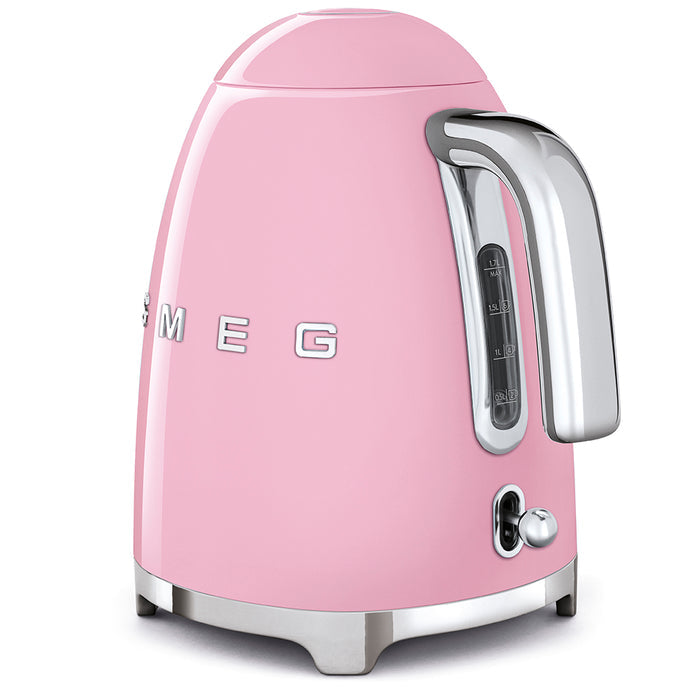 Smeg 50's Style 1.7L Kettle - Pink | KLF03PKUK from Smeg - DID Electrical